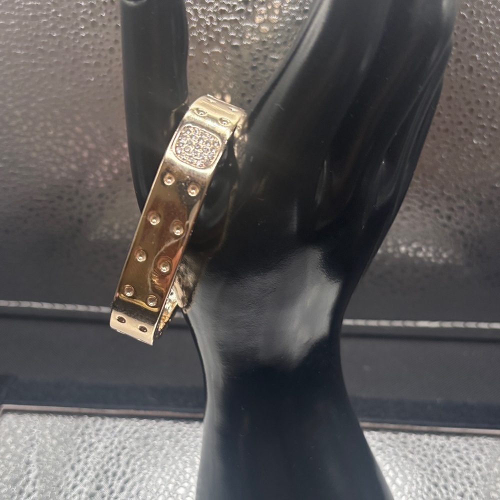 Gold Cz Bangle